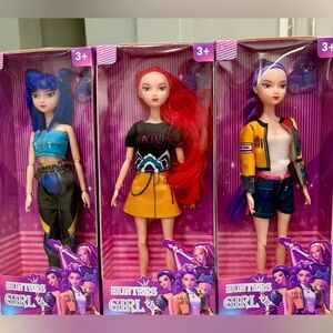K-pop demon hunter Fashion Doll Set of 3